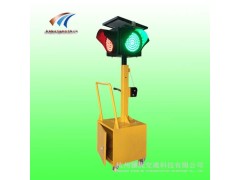 承德市太阳能移动红绿灯 led交通信号灯图3