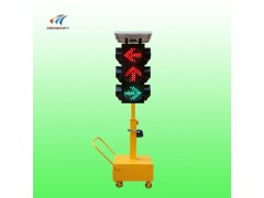 固原市 XH-HLD-3D太阳能移动红绿灯 led交通信号灯图2