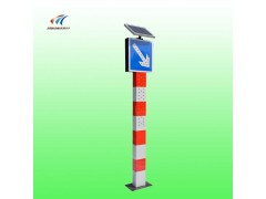太阳能交通警示柱 led靠右行驶标志牌生产厂家图2