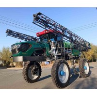 华玺3WPZ-4000自走式喷杆喷药机高驾玉米打药机厂家